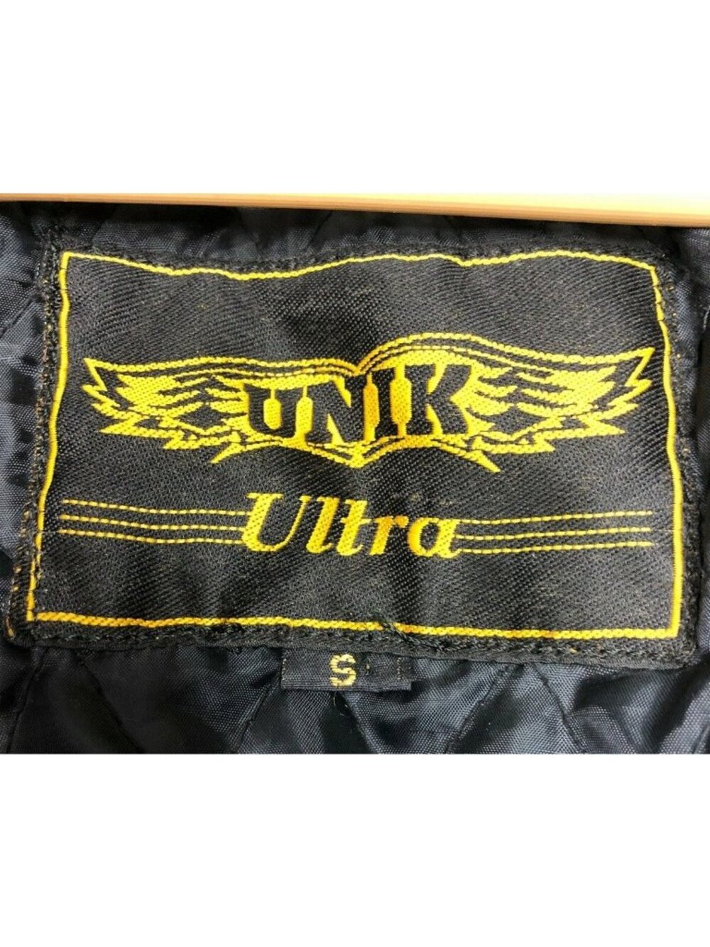 UNIK Ultra Heavy LEATHER Motorcycle Zip Buckle Lined Jacket Womens Size S Black - Picture 8 of 12